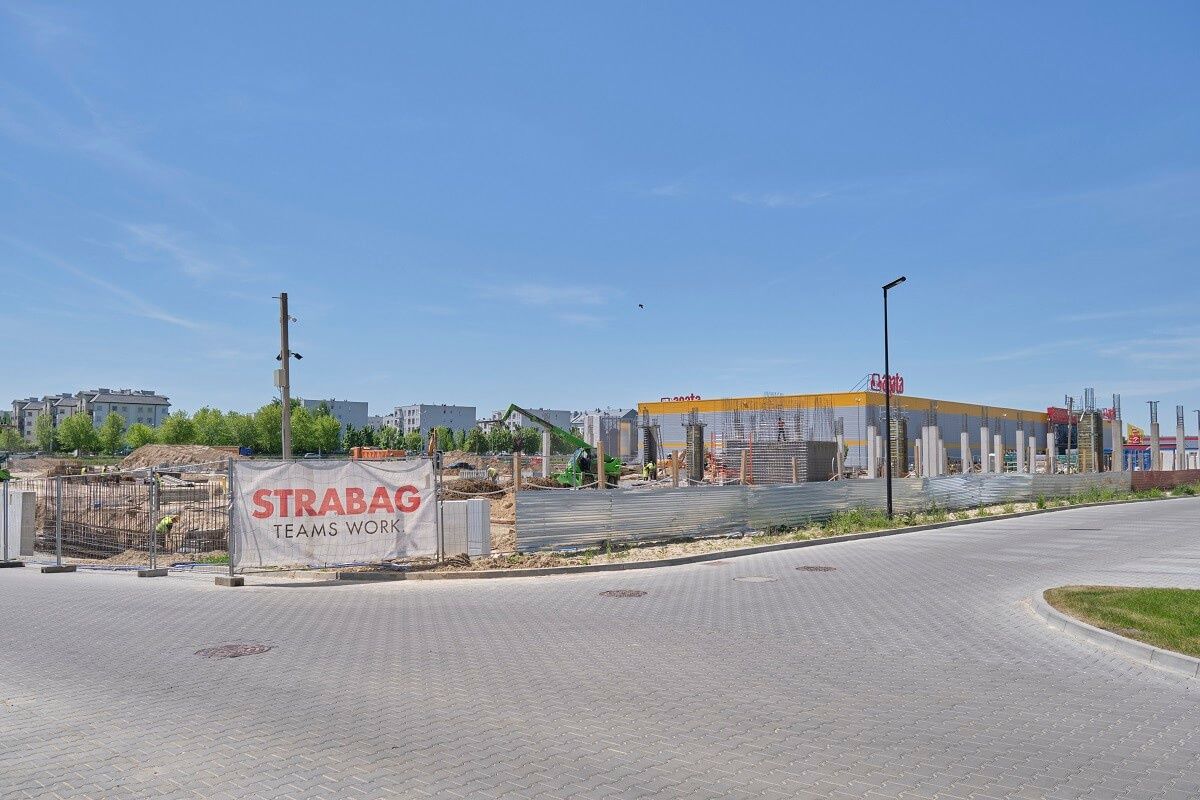 Budowa Węglin Retail Park przy ul. Jana Pawła II