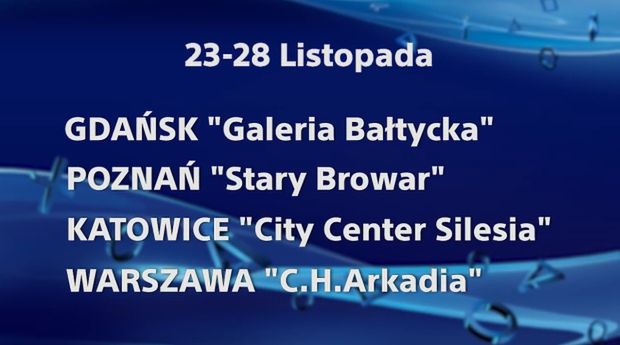 W Gdańsku, Poznaniu, Katowicach i Warszawie będzie można przetestować PS4 przed premierą