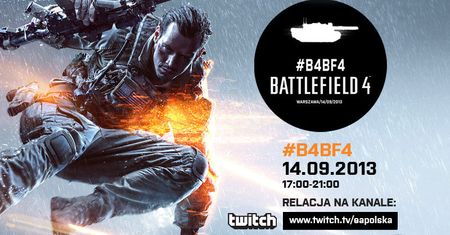 EA zaprasza do oglądania strumienia na żywo z walk w Battlefield 4, będą grać Polacy