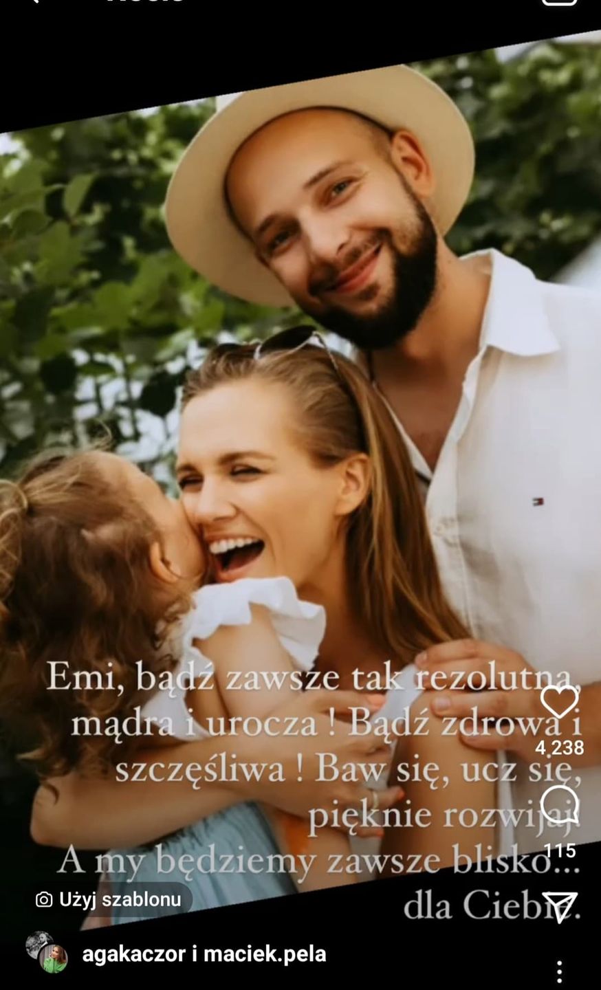 3. urodziny córki Agnieszki Kaczorowskiej