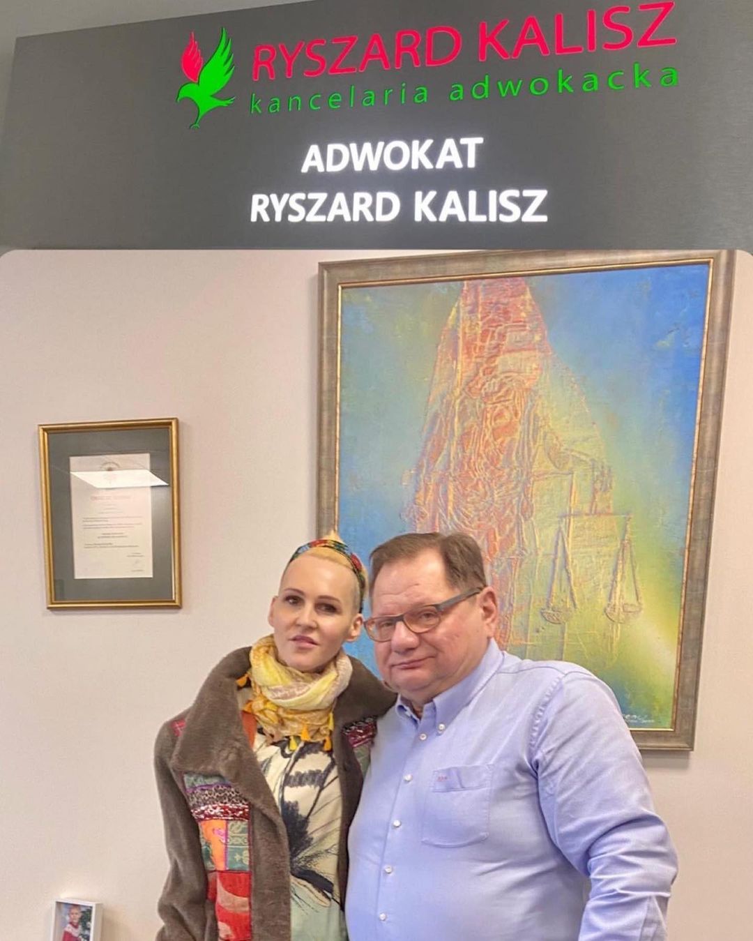 Ryszard Kalisz i Agnieszka Chylińska