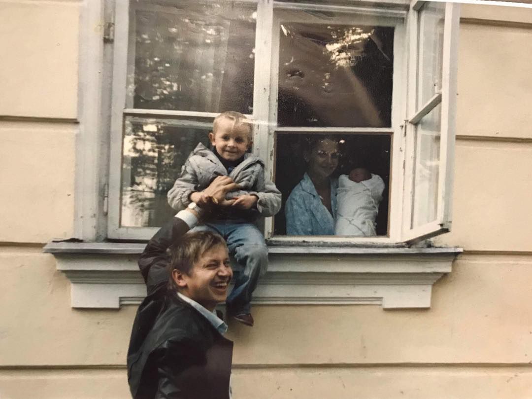 Mateusz Banasiuk z mamą