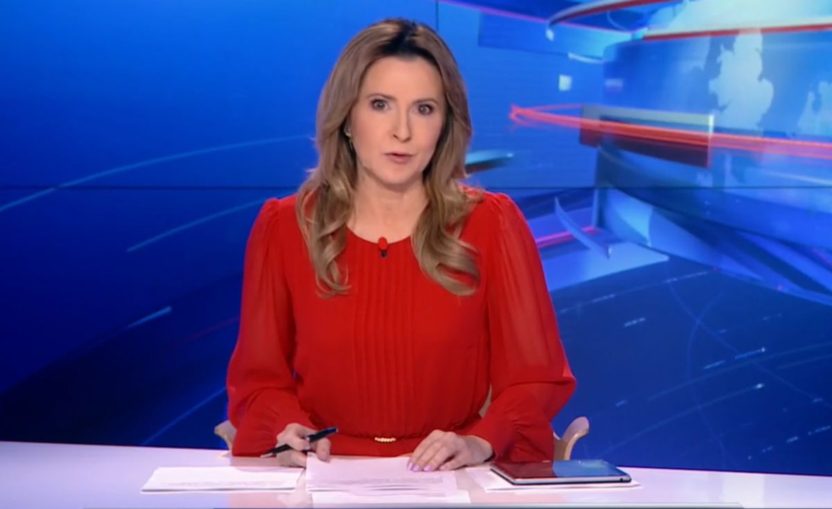 Marta Kielczyk prowadziła niedzielne wydanie "Wiadomości" z 19 listopada