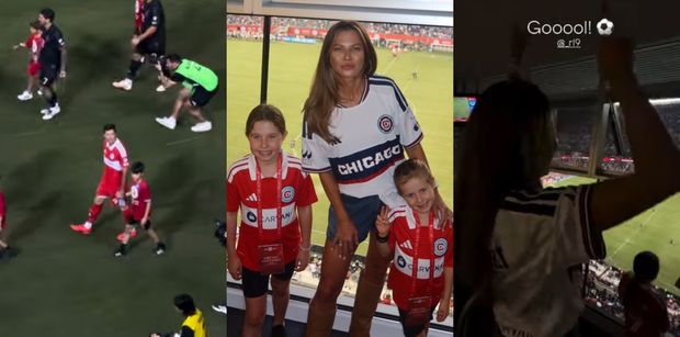 Anna Lewandowska z córkami wpadły pokibicować Robertowi podczas meczu. Po golu Lewego SKAKAŁY Z RADOŚCI! (ZDJĘCIA)