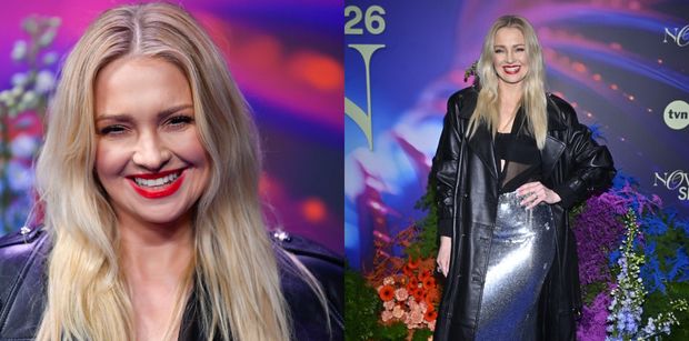 Barbara Kurdej-Szatan DEBIUTUJE na ramówce TVN w "blaszanej" spódnicy i topie. Stylowo? (ZDJĘCIA)
