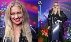 Barbara Kurdej-Szatan DEBIUTUJE na ramówce TVN w "blaszanej" spódnicy i topie. Stylowo? (ZDJĘCIA)