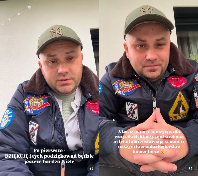 Adrian ze "Ślubu od pierwszego wejrzenia" o hejterach