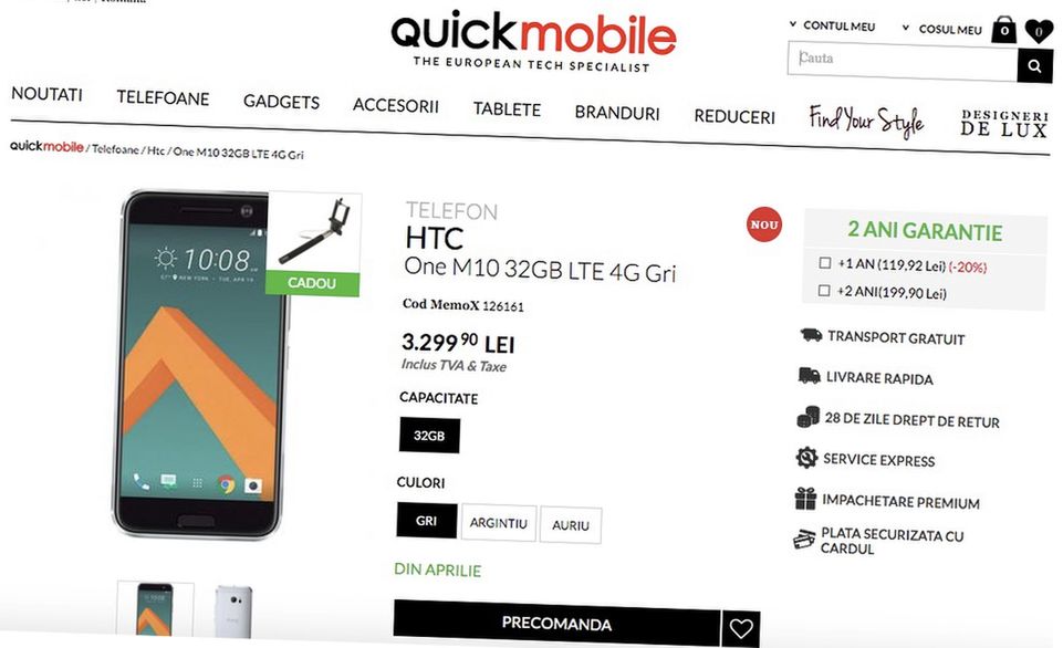 #wSkrócie: cena i zdjęcia HTC 10, specyfikacja Meizu m3 note oraz Jason Statham w reklamie LG G5 5