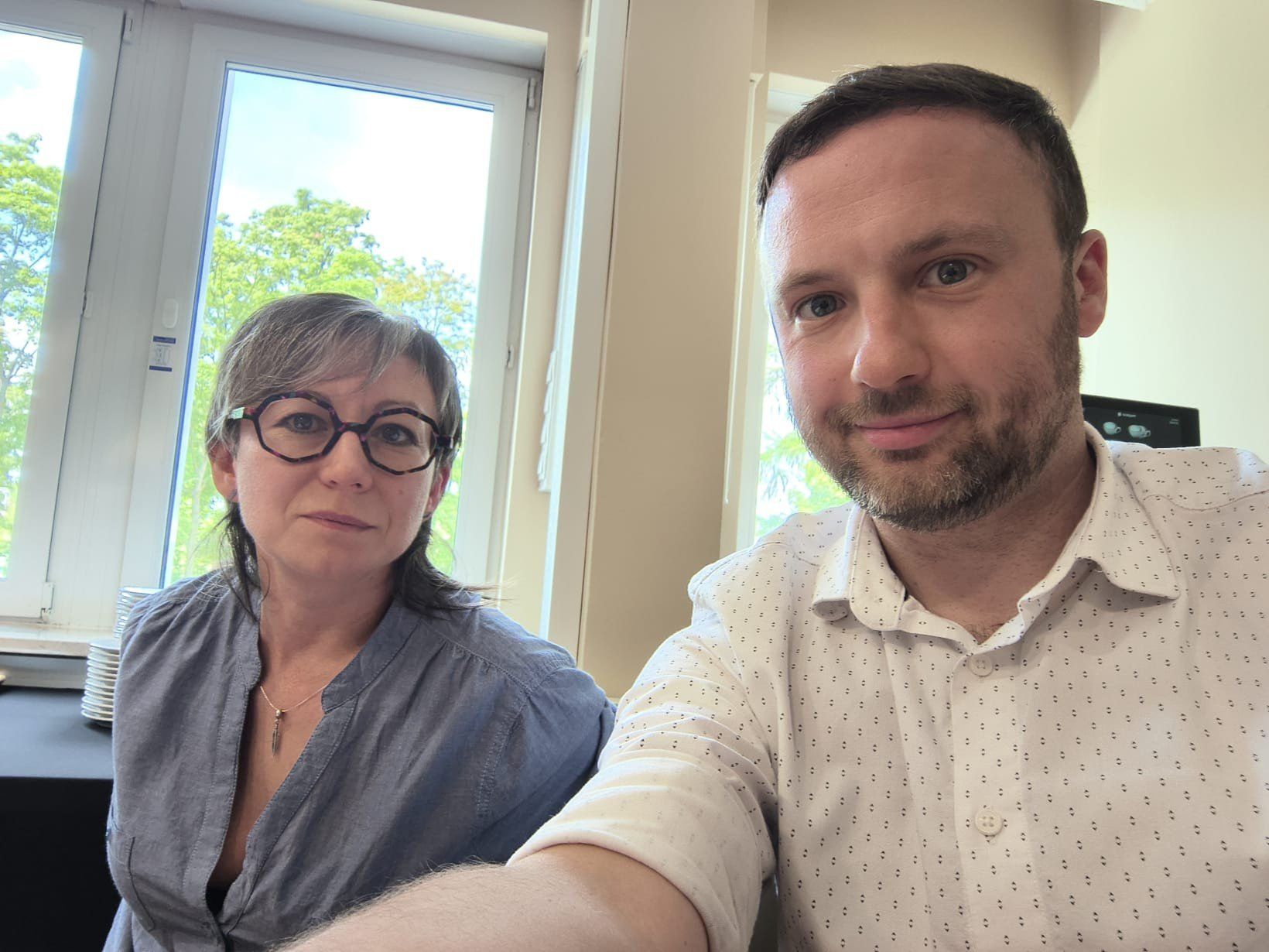 W sprawie obwodnicy działają między innymi kieleccy radni. Na zdjęciu: Katarzyna Zapała i Michał Piasecki