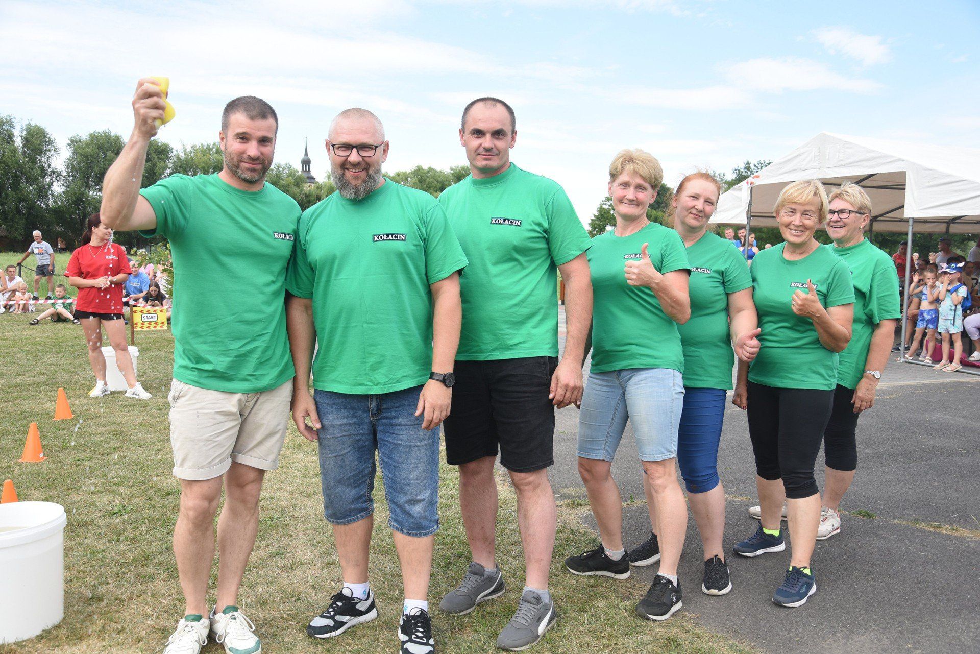 Wśród uczestników Turnieju Sołectw była drużyna reprezentująca sołectwo Kołacin.