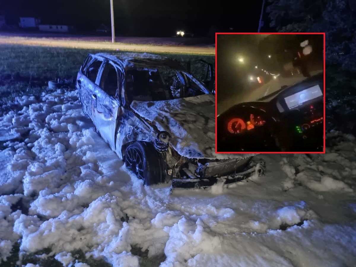 19-latka pędziła bmw 220 km/h. Na nagraniu słychać: "Nie puszczaj"