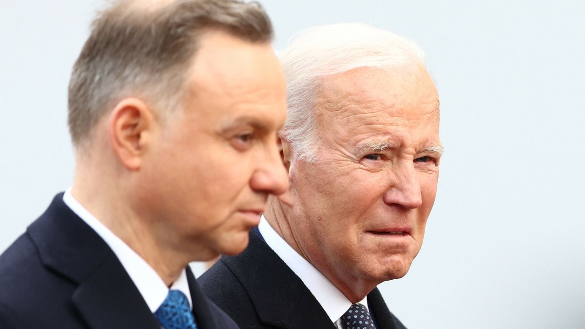 Andrzej Duda i Joe Biden