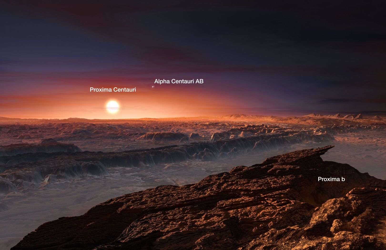 Wizualizacje powierzchni planet pozasłonecznych.