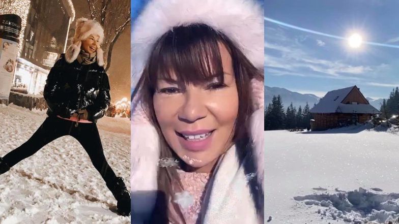 Edyta Górniak podziwia spektakularne widoki pod Zakopanem
