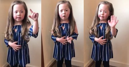 WZRUSZAJĄCY APEL 5-letniej Chloe z zespołem Downa: "Proszę, załóżcie dwie skarpetki nie do pary"
