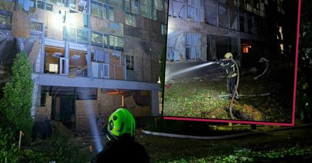 Nocny horror w Kijowie. Rakiety spadły na miasto, ranne dzieci