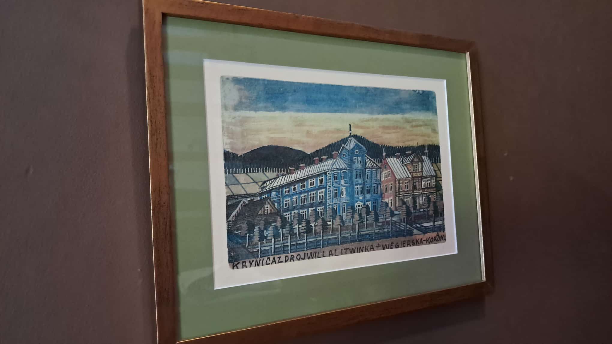 Nikifor chętnie malował i rysował miejsca związane z Krynicą