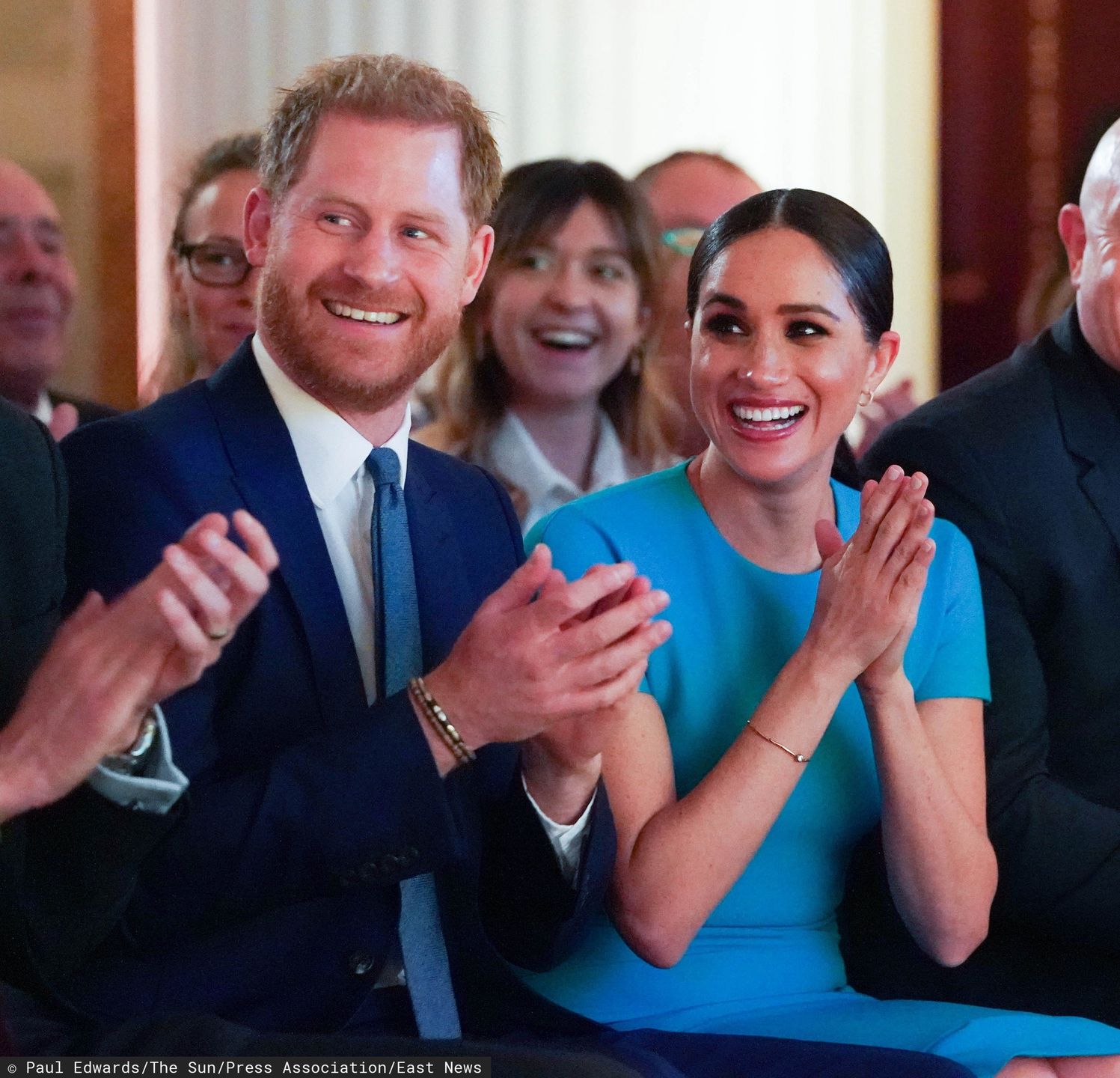 Meghan Markle i "po prostu Harry" na gali w Londynie