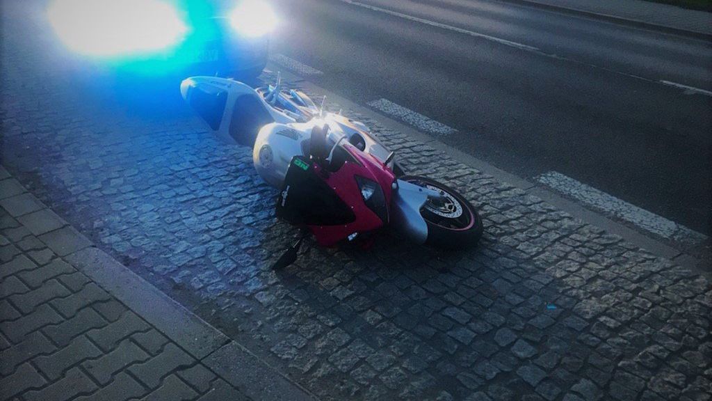 Zatrzymanie 32-letniego motocyklisty