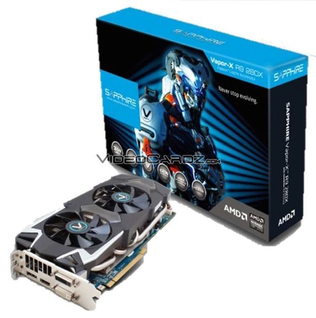 Sapphire Radeon R9 280X Vapor-X karta graficzna zdjęcie
