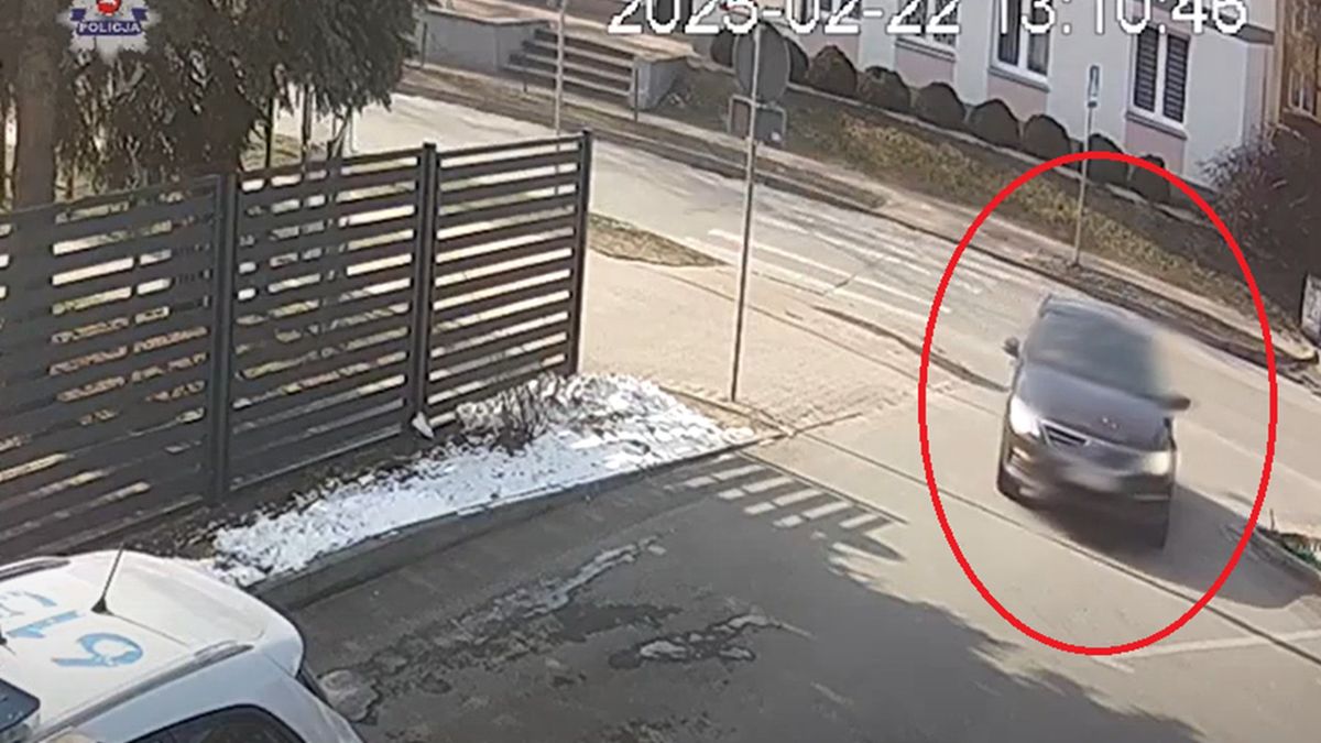 Policja pokazała nagranie. Pijany "zaginiony" jechał autem