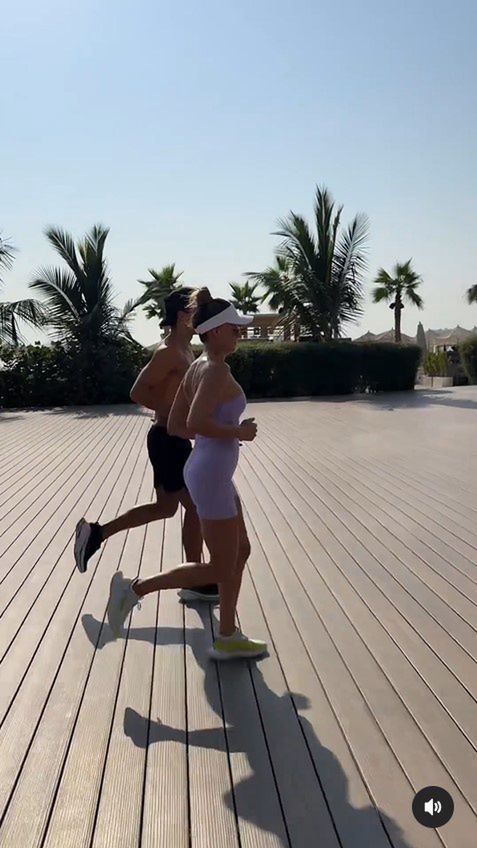 Trening Małgorzaty Rozenek i Roberta Karasia