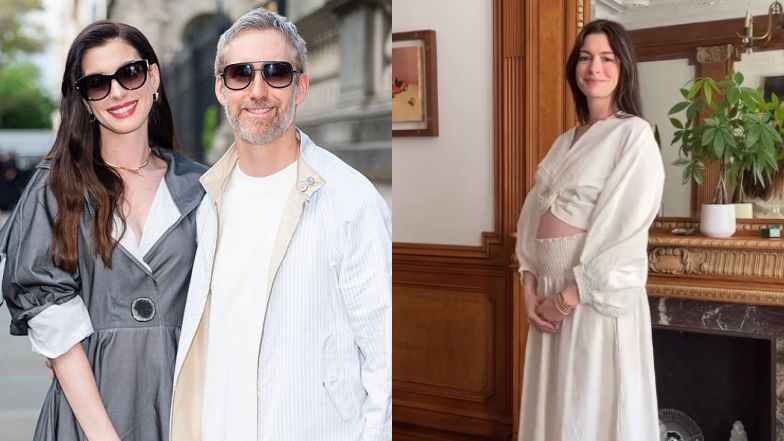 Anne Hathaway jest W CIĄŻY! Pokazała się z zaokrąglonym brzuchem (WIDEO)