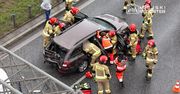 Warszawa: Karambol na trasie S8. 4 osoby ranne! Duże utrudnienia w ruchu