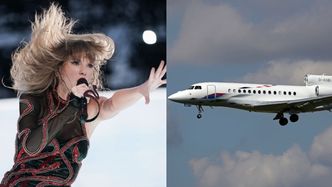 Taylor Swift jest nazywana niechlubną "królową" CO2. Najkrótszy jej lot trwał 36 minut...