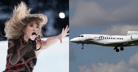 Taylor Swift jest nazywana niechlubną "królową" CO2. Najkrótszy jej lot trwał 36 minut...