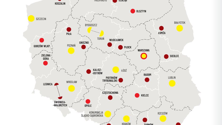 Propozycja nowego podziału administracyjnego Polski