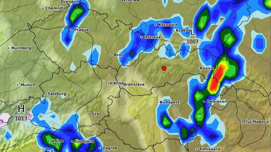 Burze znad Słowacji przyjdą do Polski