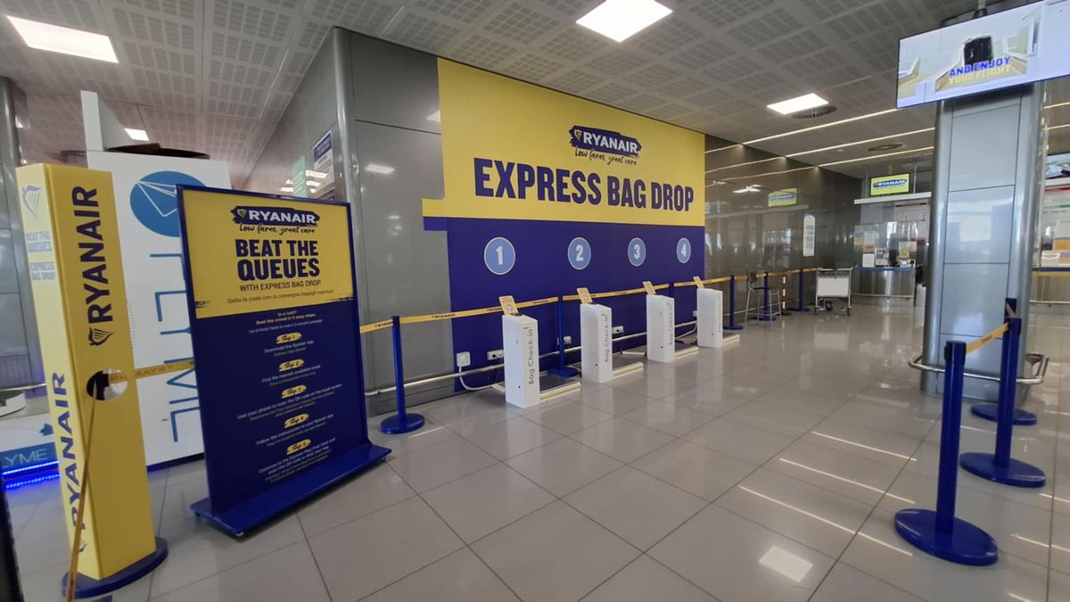 Maszyny Ryanaira do samodzielnego nadawania bagaży 