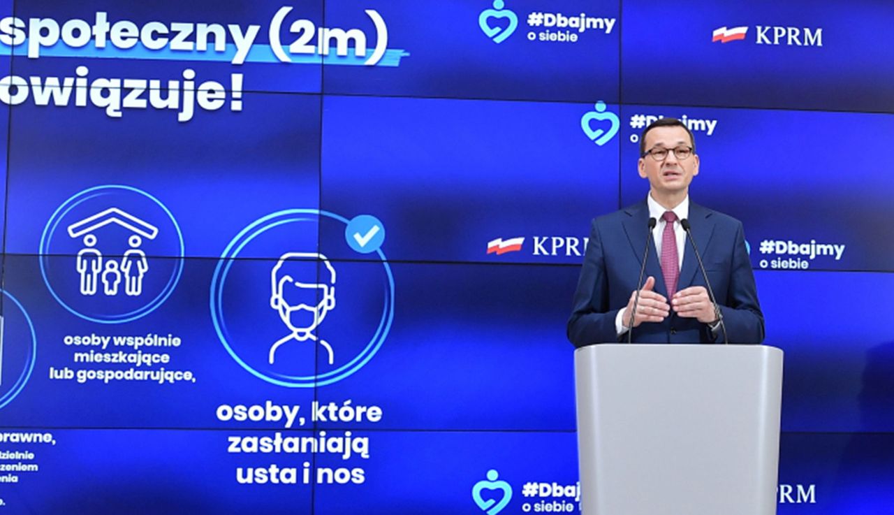 Konferencja premiera. Maseczki nie wszędzie. Nowe zasady w ramach 4. etapu odmrażania gospodarki - harmonogram