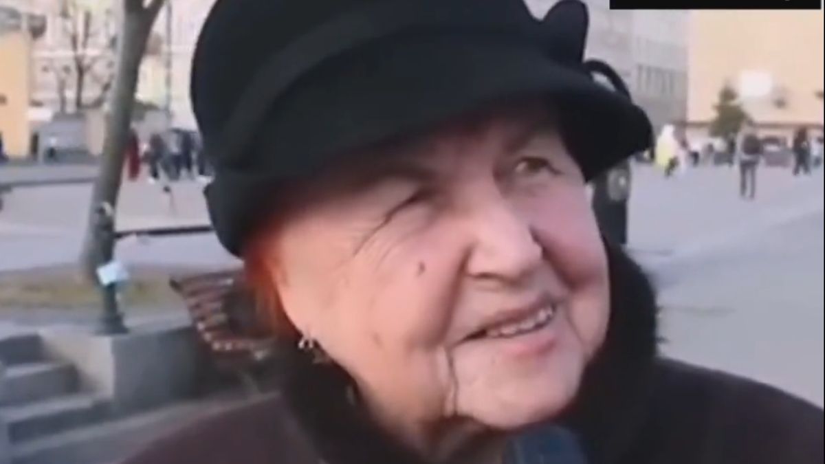 Rosyjska emerytka zabrała głos