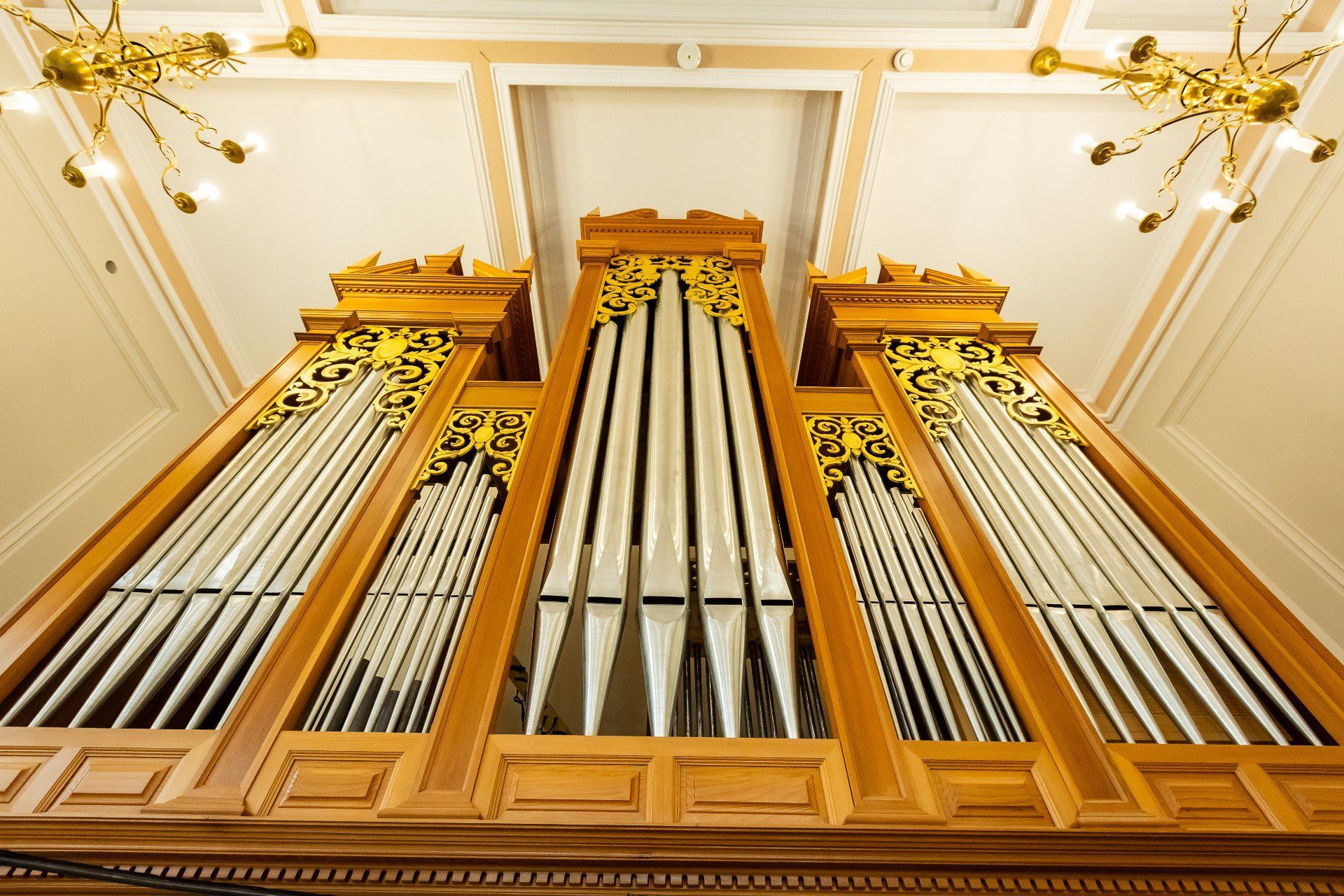 Pomysłodawcą sprowadzenia hiszpańskich organów do bydgoskiej Akademii Muzycznej był prof. dr hab. Radosław Marzec z Wydziału Instrumentalnego Akademii Muzycznej w Bydgoszczy.
