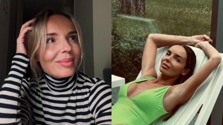 Agnieszka Włodarczyk wygina się na leżaku