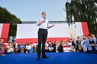 Morawiecki straszy: jakby się dorwali do władzy, to sprzedadzą Tatry i Bałtyk