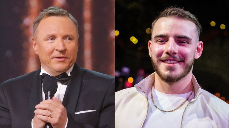 Jacek Kurski gratuluje Krystianowi Ochmanowi i TVP