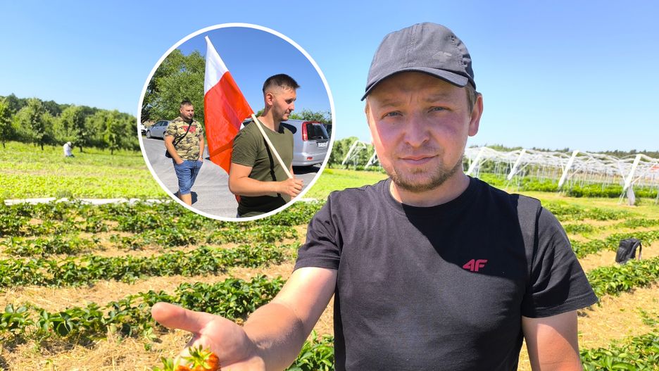 Truskawkowy strajk w Opolu Lubelskim