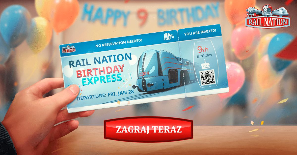 Rail Nation: Najlepszego z okazji 9 urodzin