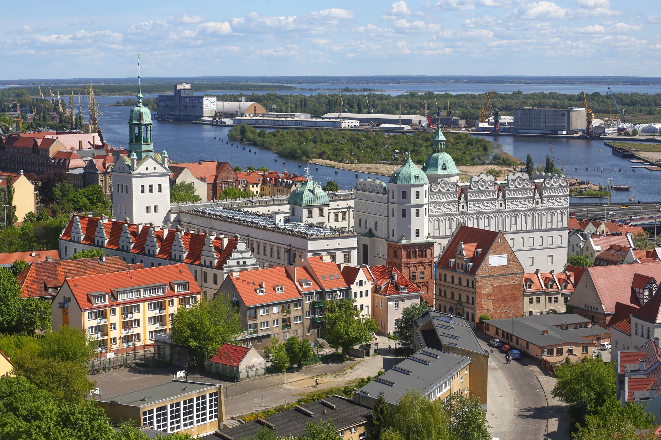 Panorama Szczecina (zdjęcia ilustracyjne)