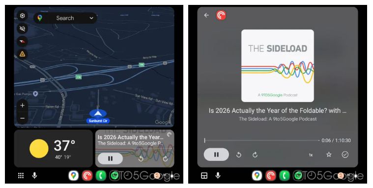 Zmieniony układ przycisków odtwarzacza muzyki