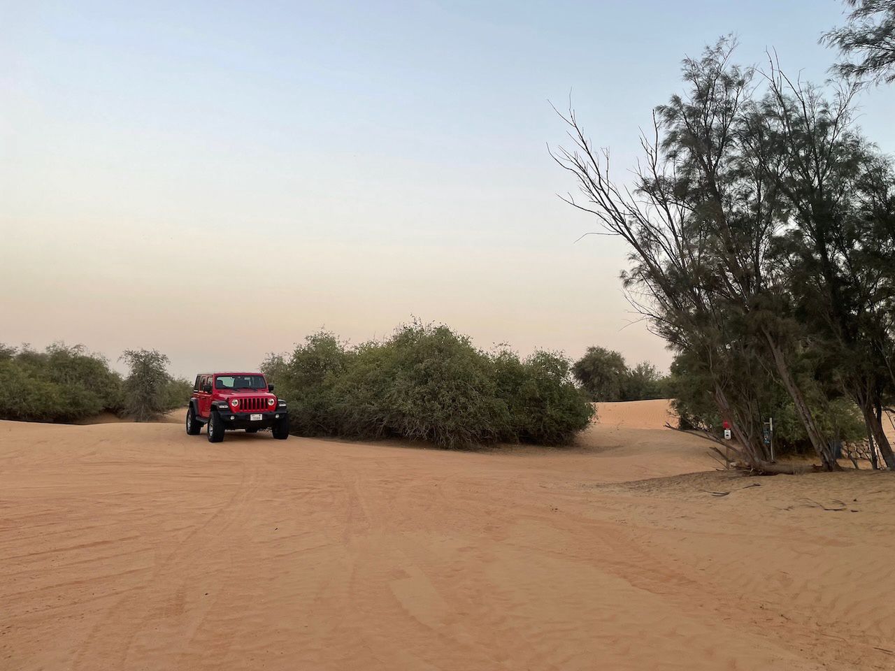 Noc na pustyni w Dubaju