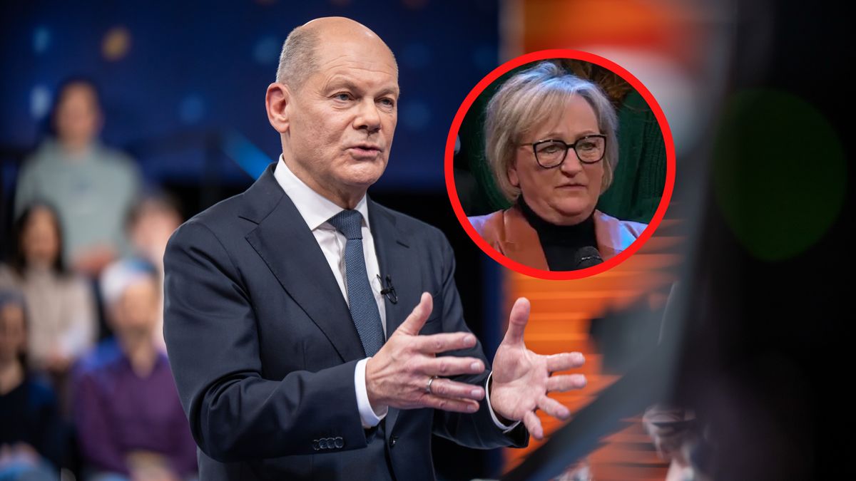 Kobieta zapytała kanclerza Niemiec o tragiczne wydarzenia.