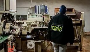 Akcja CBŚP. Zlikwidowano nielegalną fabrykę papierosów