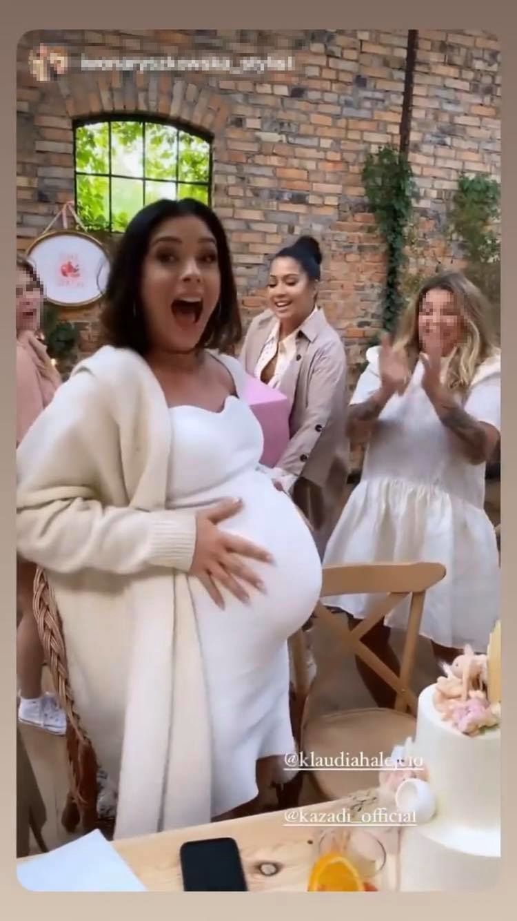 Baby shower Klaudii Halejcio