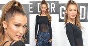 Odmieniona Bella Hadid uwodzi spojrzeniem na promocji podkładu