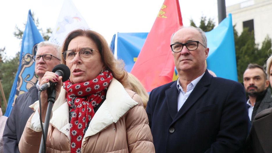 Małgorzata Kidawa-Błońska i Włodzimierz Czarzasty