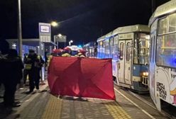 Przygnieciony przez tramwaj. Przerażający wypadek we Wrocławiu